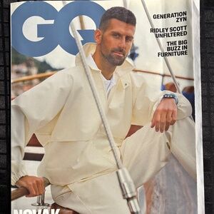 GQ Magazine - February 2025 - Novak Djokovic - US Edition - New